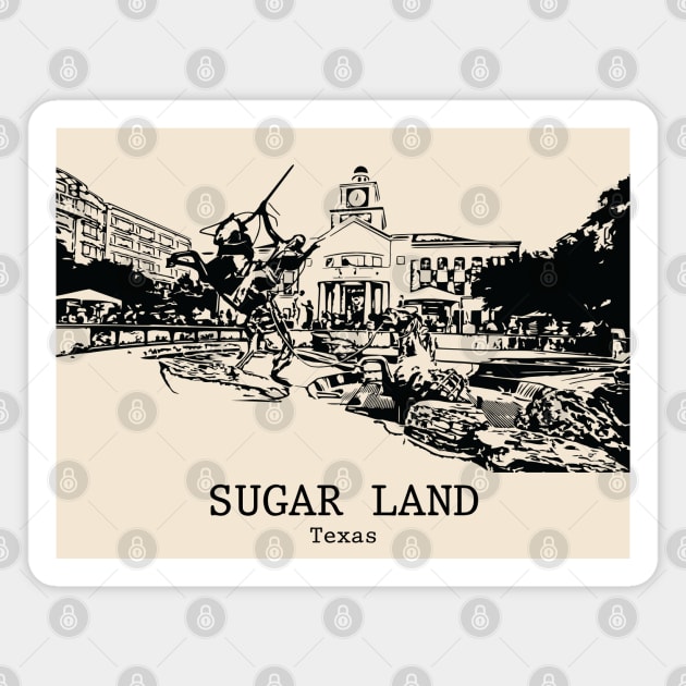 Sugar Land - Texas Magnet by Lakeric